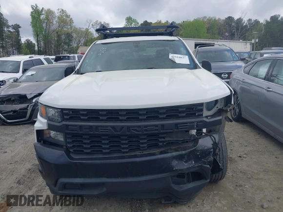 2020 Chevrolet Silverado 1500 Work Truck with VIN 3GCNWAEH7LG110780, listed as a IAAI auction lot 41924627 with 104,653 mi miles. Bid and sale history available at carsss.com. Image 12.