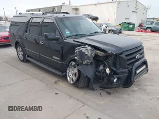 2008 Ford Expedition EL Limited with VIN 1FMFK20568LA60088, listed as a IAAI auction lot 41276609 with 126,187 mi miles. Bid and sale history available at carsss.com. Image 1.