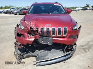 2016 Jeep Cherokee Limited with VIN 1C4PJLDBXGW281885, listed as a Copart auction lot 57126395 with 90,100 mi miles and Salvage title. Bid and sale history available at DreamBid. Image 5.