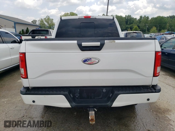 2017 Ford F-150 XL with VIN 1FTEW1EFXHKD51392, listed as a Copart auction lot 65843754 with 103,363 mi miles and Non repairable. Bid and sale history available at DreamBid. Image 6.