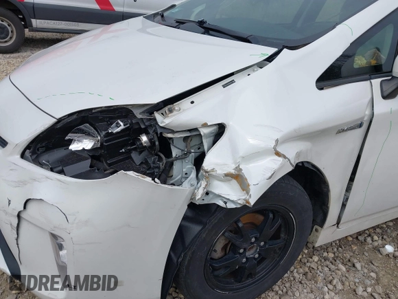 2012 Toyota Prius One with VIN JTDKN3DU6C5398119, listed as a IAAI auction lot 41891618 with 215,294 mi miles. Bid and sale history available at carsss.com. Image 17.