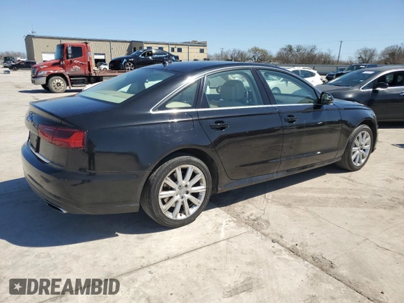 2016 Audi A6 2.0T Premium with VIN WAUCFAFC1GN068479, listed as a Copart auction lot 48673895 with 81,473 mi miles and Salvage Title. Bid and sale history available at carsss.com. Image 3.