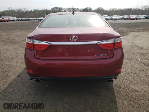 2014 Lexus ES 350 with VIN JTHBK1GG8E2095042, listed as a Copart auction lot 54359585 with 0 mi miles and Salvage Title. Bid and sale history available at carsss.com. Image 6.