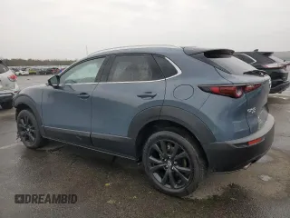 2023 Mazda CX-30 S Carbon Edition with VIN 3MVDMBCM5PM556195, listed as a Copart auction lot 47013945 with 15,223 mi miles and Salvage Title. Bid and sale history available at DreamBid. Image 2.