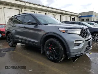 2023 Ford Explorer ST z VIN 1FM5K8GC4PGB82992, wystawiony jako Copart lot #47775215 z przebiegiem 22 802 mil mil oraz Szkoda całkowita • Salvage title. Historia ofert i sprzedaży dostępna na DreamBid. Obrazek 4.