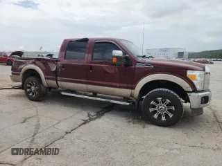 2012 Ford F-250 XL with VIN 1FT7W2B60CEC09675, listed as a Copart auction lot 62541985 with 144,961 mi miles and Salvage title. Bid and sale history available at DreamBid. Image 4.