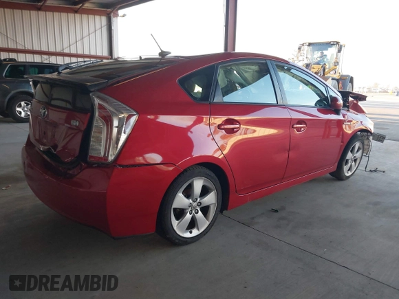 2013 Toyota Prius One with VIN JTDKN3DUXD5684296, listed as a IAAI auction lot 41314975 with 161,532 mi miles. Bid and sale history available at carsss.com. Image 4.