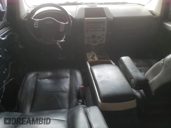 2007 Infiniti QX56 with VIN 5N3AA08C47N802650, listed as a Copart auction lot 45117695 with 218,047 mi miles and Salvage Title. Bid and sale history available at carsss.com. Image 8.