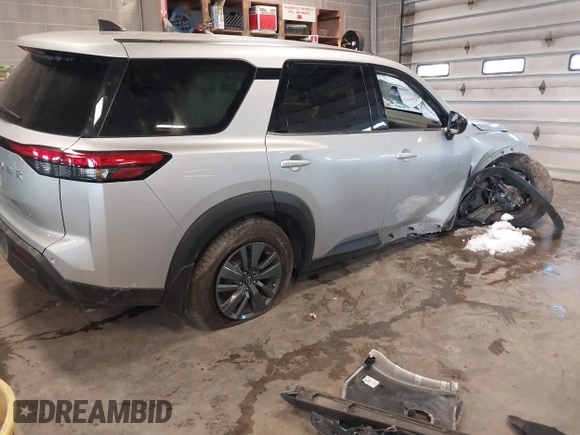 2023 Nissan Pathfinder S with VIN 5N1DR3AC3PC219508, listed as a IAAI auction lot 41808087 with 54,669 mi miles and . Bid and sale history available at DreamBid. Image 4.