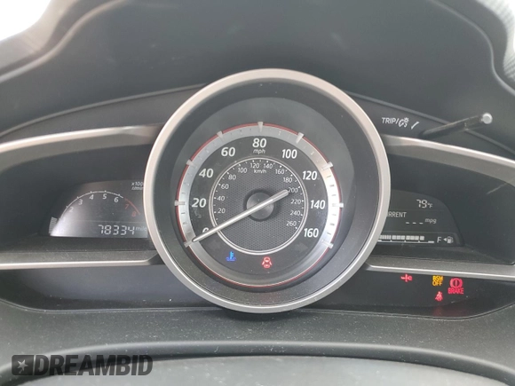 2015 Mazda 3 i Touring with VIN JM1BM1L74F1243583, listed as a Copart auction lot 52114075 with 78,334 mi miles and Salvage Title. Bid and sale history available at carsss.com. Image 9.