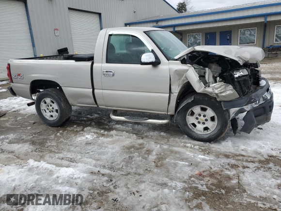 2006 Chevrolet Silverado 1500 Work Truck with VIN 3GCEK14X16G264667, listed as a Copart auction lot 43957535 with 0 mi miles and Salvage Title. Bid and sale history available at carsss.com. Image 4.
