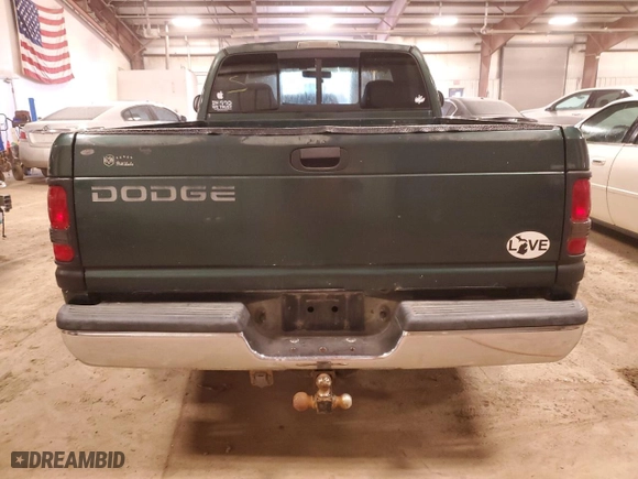 2000 Dodge Ram 1500 with VIN 1B7HC16Z2YS616644, listed as a Copart auction lot 48070755 with 128,065 mi miles. Bid and sale history available at carsss.com. Image 6.