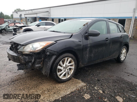 2013 Mazda 3 i Touring with VIN JM1BL1LP1D1809229, listed as a Copart auction lot 55988515 with 125,006 mi miles and Salvage title. Bid and sale history available at DreamBid. Image 1.