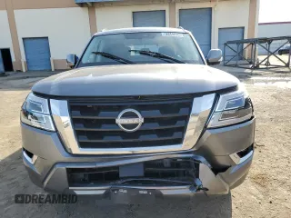 2023 Nissan Armada SV with VIN JN8AY2AC1P9182335, listed as a Copart auction lot 87447854 with 45,112 mi miles and Salvage Title. Bid and sale history available at carsss.com. Image 5.