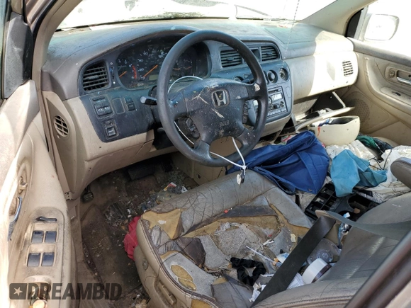 2003 Honda Odyssey EX-L z VIN 5FNRL18043B154662, wystawiony jako Copart lot #52896015 z przebiegiem 216 099 mil mil oraz Szkoda całkowita • Salvage title. Historia ofert i sprzedaży dostępna na DreamBid. Obrazek 8.