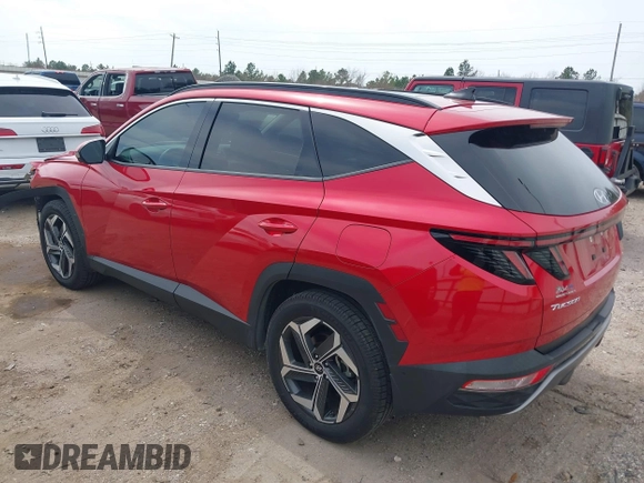 2022 Hyundai Tucson Limited with VIN 5NMJE3AE9NH117679, listed as a IAAI auction lot 41678683 with 35,743 mi miles. Bid and sale history available at carsss.com. Image 3.