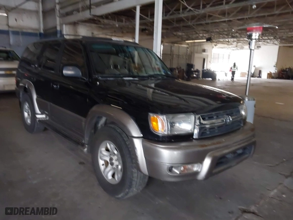 2002 Toyota 4Runner Limited with VIN JT3GN87R920228525, listed as a IAAI auction lot 41616774 with 336,394 mi miles. Bid and sale history available at carsss.com. Image 1.