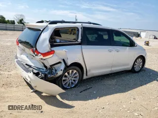 2013 Toyota Sienna XLE AAS z VIN 5TDYK3DC6DS315505, wystawiony jako Copart lot #58428475 z przebiegiem 140 140 mil mil oraz Szkoda całkowita • Salvage title. Historia ofert i sprzedaży dostępna na DreamBid. Obrazek 3.