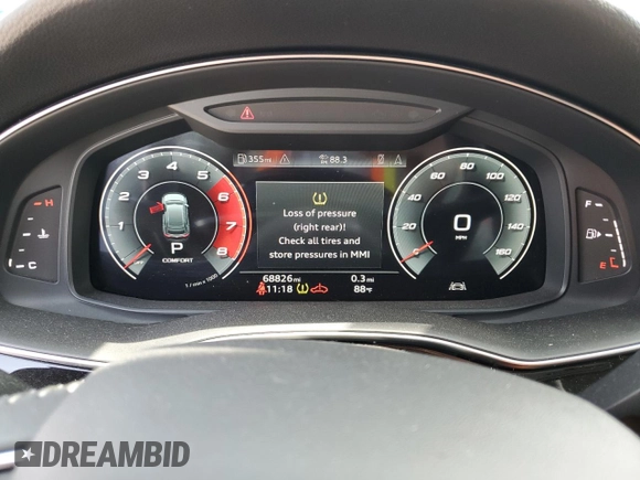 2021 Audi Q8 Premium z VIN WA1AVAF15MD020653, wystawiony jako Copart lot #55220895 z przebiegiem 68 826 mil mil oraz Tytuł czysty. Historia ofert i sprzedaży dostępna na DreamBid. Obrazek 9.