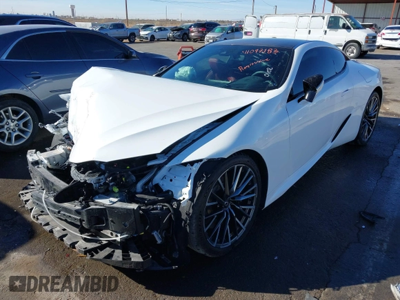 2024 Lexus LC with VIN JTHBP5AY8RA110323, listed as a IAAI auction lot 41097183 with 8,319 mi miles. Bid and sale history available at carsss.com. Image 19.