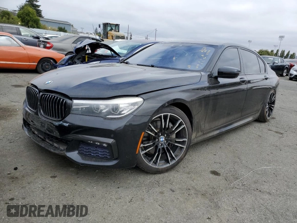 2017 BMW 7 Series 740i with VIN WBA7E2C56HG739456, listed as a Copart auction lot 64728303 with Not Provided miles and . Bid and sale history available at DreamBid. Image 1.