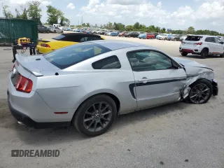 2012 Ford Mustang Premium with VIN 1ZVBP8AM8C5262969, listed as a Copart auction lot 58621735 with Not provided miles and Non repairable. Bid and sale history available at DreamBid. Image 3.