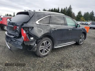 2018 Acura MDX Advance with VIN 5J8YD4H85JL002322, listed as a Copart auction lot 50735935 with 78,538 mi miles and Salvage Title. Bid and sale history available at carsss.com. Image 3.