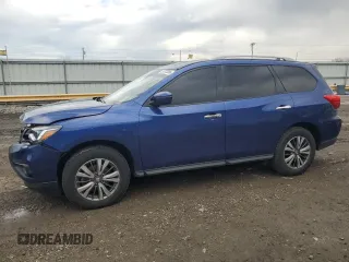 2019 Nissan Pathfinder SV z VIN 5N1DR2MM1KC598242, wystawiony jako Copart lot #51072385 z przebiegiem 103 745 mil mil oraz Szkoda całkowita • Salvage title. Historia ofert i sprzedaży dostępna na DreamBid. Obrazek 1.