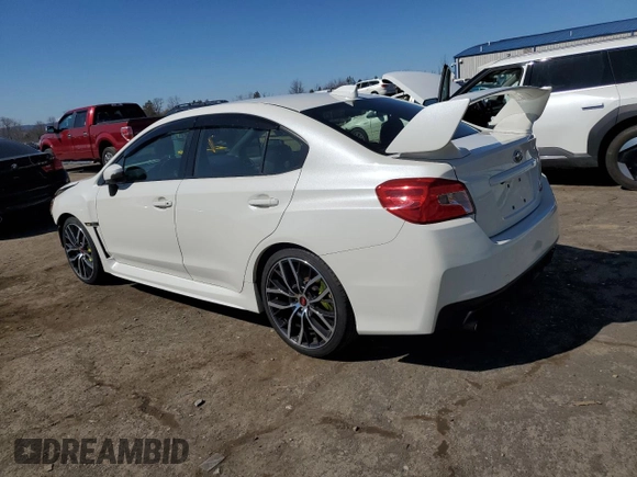 2019 Subaru WRX STI with VIN JF1VA2R64K9822438, listed as a Copart auction lot 48724355 with 58,218 mi miles and Salvage Title. Bid and sale history available at carsss.com. Image 2.