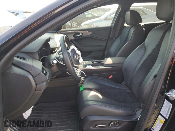 2021 Acura TLX w/A-Spec Package with VIN 19UUB6F51MA005615, listed as a Copart auction lot 43466925 with 54,063 mi miles and Salvage Title. Bid and sale history available at carsss.com. Image 7.