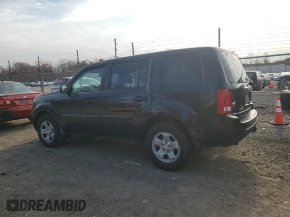 2011 Honda Pilot LX with VIN 5FNYF4H29BB036482, listed as a Copart auction lot 48827005 with 323,631 mi miles and Clean Title. Bid and sale history available at carsss.com. Image 2.