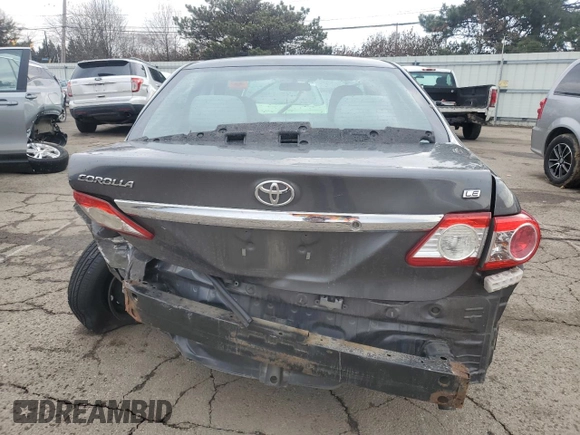 2011 Toyota Corolla L with VIN 2T1BU4EE0BC542667, listed as a Copart auction lot 46845335 with 144,602 mi miles and Salvage Title. Bid and sale history available at carsss.com. Image 6.