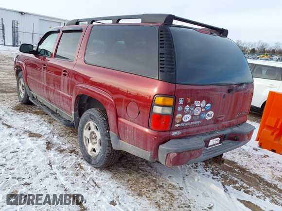 2005 Chevrolet Suburban Z71 with VIN 3GNFK16Z55G210040, listed as a IAAI auction lot 41431533 with 195,819 mi miles. Bid and sale history available at carsss.com. Image 3.
