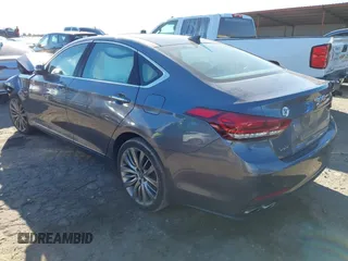 2017 Genesis G80 Ultimate z VIN KMHGN4JF9HU178161, wystawiony jako IAAI lot #41347795 z przebiegiem 76 522 mil mil oraz . Historia ofert i sprzedaży dostępna na DreamBid. Obrazek 3.
