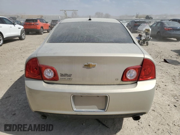 2009 Chevrolet Malibu 2LT with VIN 1G1ZJ577X9F131086, listed as a Copart auction lot 49094485 with 51,274 mi miles and Salvage Title. Bid and sale history available at DreamBid. Image 6.