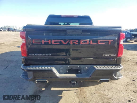 2020 Chevrolet Silverado 1500 Custom Trail Boss with VIN 1GCPYCEF5LZ104103, listed as a Copart auction lot 49333805 with 43,141 mi miles and Salvage Title. Bid and sale history available at DreamBid. Image 6.