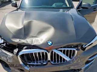 2023 BMW X5 xDrive40i with VIN 5UXCR6C01P9P27041, listed as a Copart auction lot 59009585 with 45,568 mi miles and Salvage title. Bid and sale history available at DreamBid. Image 12.