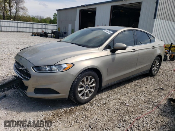 2016 Ford Fusion S with VIN 3FA6P0G71GR195082, listed as a Copart auction lot 50724254 with 111,292 mi miles and Salvage Title. Bid and sale history available at carsss.com. Image 1.