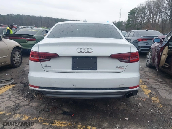 2018 Audi A4 Premium with VIN WAUKMAF47JN012032, listed as a IAAI auction lot 41600847 with 70,815 mi miles. Bid and sale history available at carsss.com. Image 16.