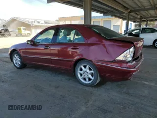 2002 Mercedes-Benz C 230/260/280/320 with VIN WDBRF64J32F266042, listed as a Copart auction lot 53196315 with 178,006 mi miles and Salvage title. Bid and sale history available at DreamBid. Image 2.