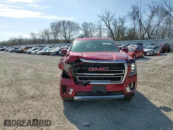 2023 GMC Yukon XL SLT with VIN 1GKS2GKD4PR184445, listed as a Copart auction lot 54438375 with 52,288 mi miles and Salvage Title. Bid and sale history available at carsss.com. Image 15.