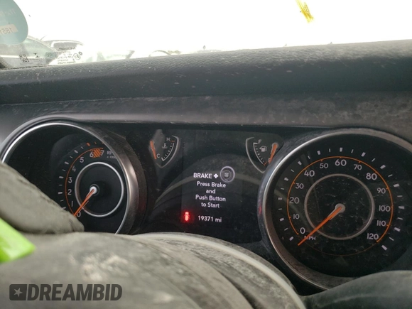 2023 Jeep Wrangler Willys with VIN 1C4HJXDN5PW510494, listed as a Copart auction lot 49237984 with 19,371 mi miles and Non Repairable. Bid and sale history available at DreamBid. Image 9.