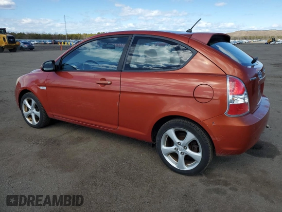 2007 Hyundai Accent SE with VIN KMHCN36CX7U007909, listed as a Copart auction lot 48319725 with 195,609 mi miles and Clean Title. Bid and sale history available at carsss.com. Image 2.