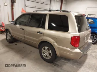 2005 Honda Pilot EX-L with VIN 5FNYF18535B019187, listed as a IAAI auction lot 41461600 with 277,985 mi miles. Bid and sale history available at carsss.com. Image 3.