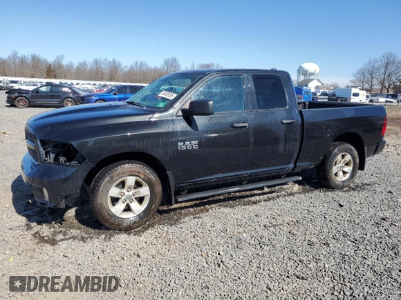 2018 Ram 1500 Express with VIN 1C6RR7FGXJS220351, listed as a Copart auction lot 48469935 with 74,605 mi miles and Salvage title. Bid and sale history available at DreamBid. Image 1.