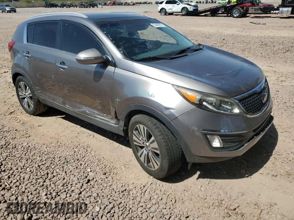 2014 Kia Sportage EX с VIN KNDPC3AC4E7630733, выставлен на аукционе Copart как лот 57499365 с пробегом 59 651 миль миль и Списание • Salvage title. История ставок и продаж доступна на DreamBid. Изображение 4.