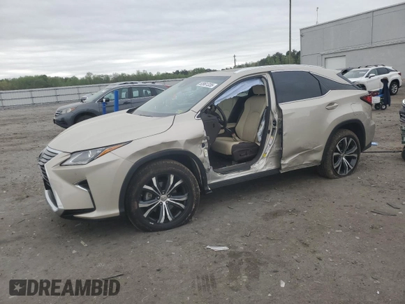 2016 Lexus RX 350 F Sport with VIN 2T2BZMCA7GC046852, listed as a Copart auction lot 53961335 with 32,560 mi miles and Salvage Title. Bid and sale history available at carsss.com. Image 1.
