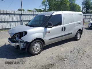 2019 Ram ProMaster City Cargo Tradesman with VIN ZFBHRFAB0K6M88090, listed as a Copart auction lot 52197545 with 101,069 mi miles and Salvage Title. Bid and sale history available at carsss.com. Image 1.