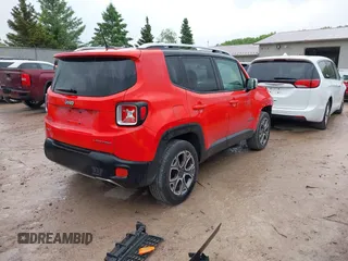 2016 Jeep Renegade Limited with VIN ZACCJBDT2GPD22850, listed as a IAAI auction lot 42338667 with 101,973 mi miles and . Bid and sale history available at DreamBid. Image 4.