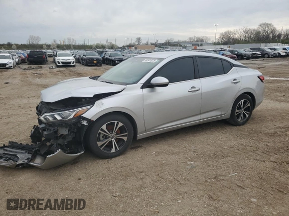 2021 Nissan Sentra SV with VIN 3N1AB8CV5MY237361, listed as a Copart auction lot 50501575 with 79,282 mi miles and Clean Title. Bid and sale history available at carsss.com. Image 1.